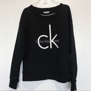 Calvin Klein black logo sweater
